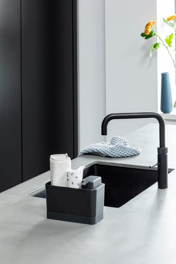 Brabantia køkkenbordsopbevaring med sæbedispenser - Mørkegrå - Brabantia