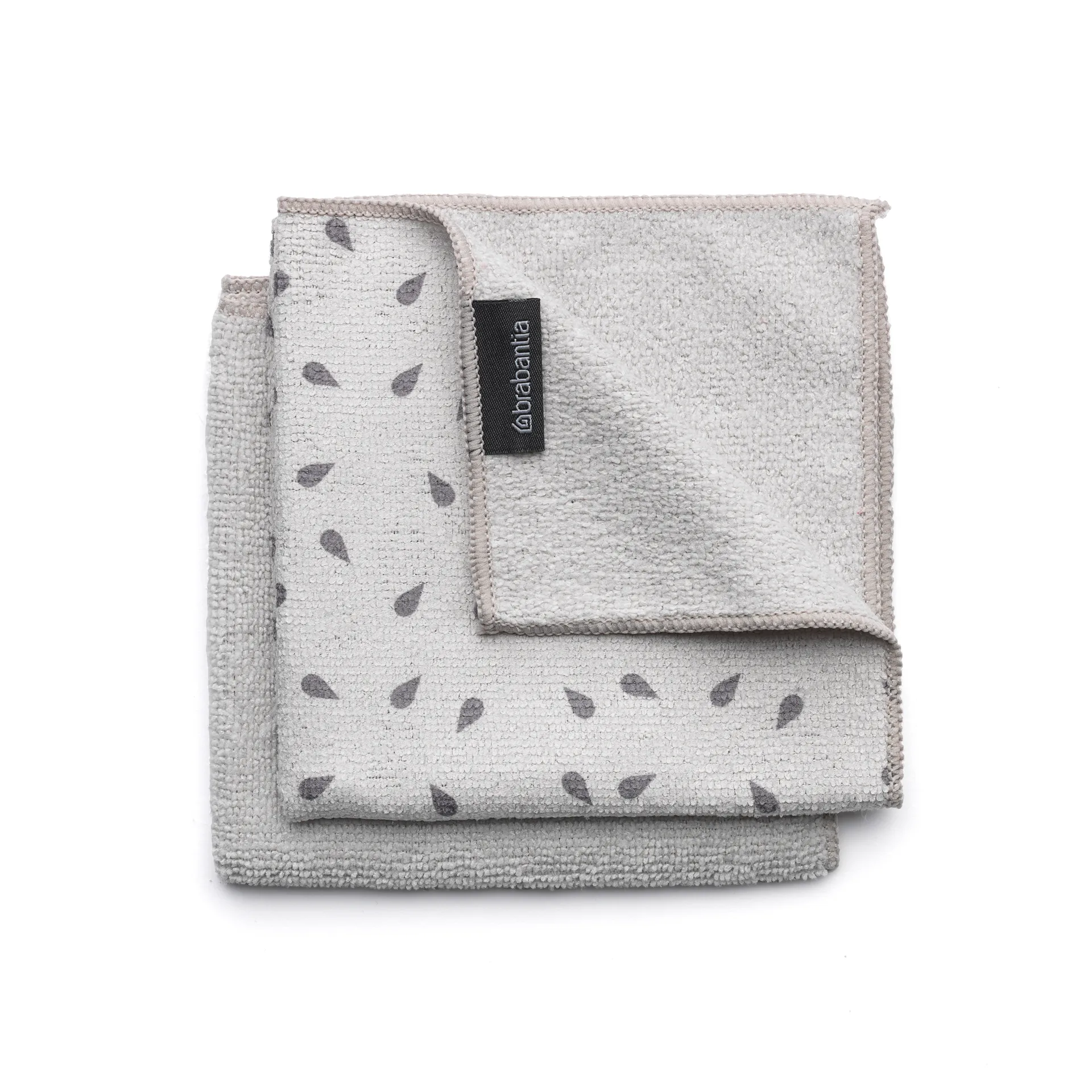 Brabantia klud microfiber 2-pak, lysegrå Brabantia