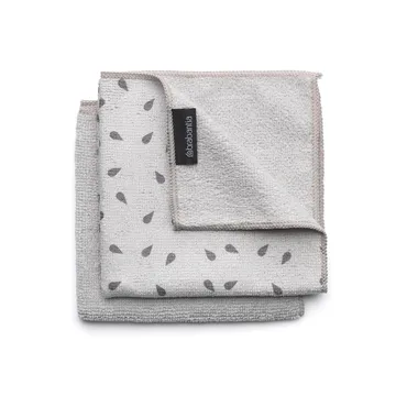Brabantia klud microfiber 2-pak - lysegrå - Brabantia