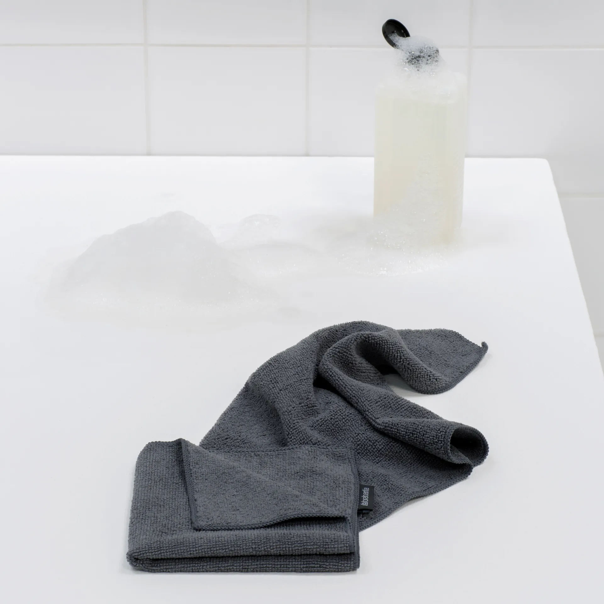 Brabantia klud microfiber 2-pak, mørkegrå Brabantia