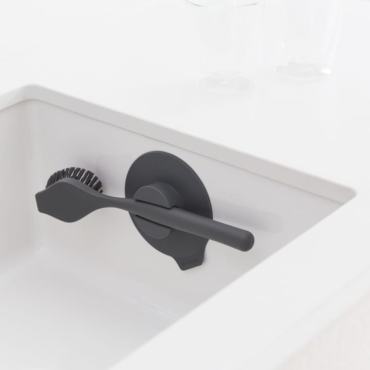 Brabantia opvaskebørste med sugekop, mørkegrå Brabantia