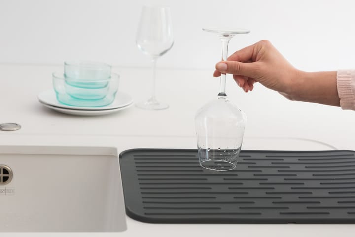 Brabantia opvaskemåtte silikone, mørkegrå Brabantia