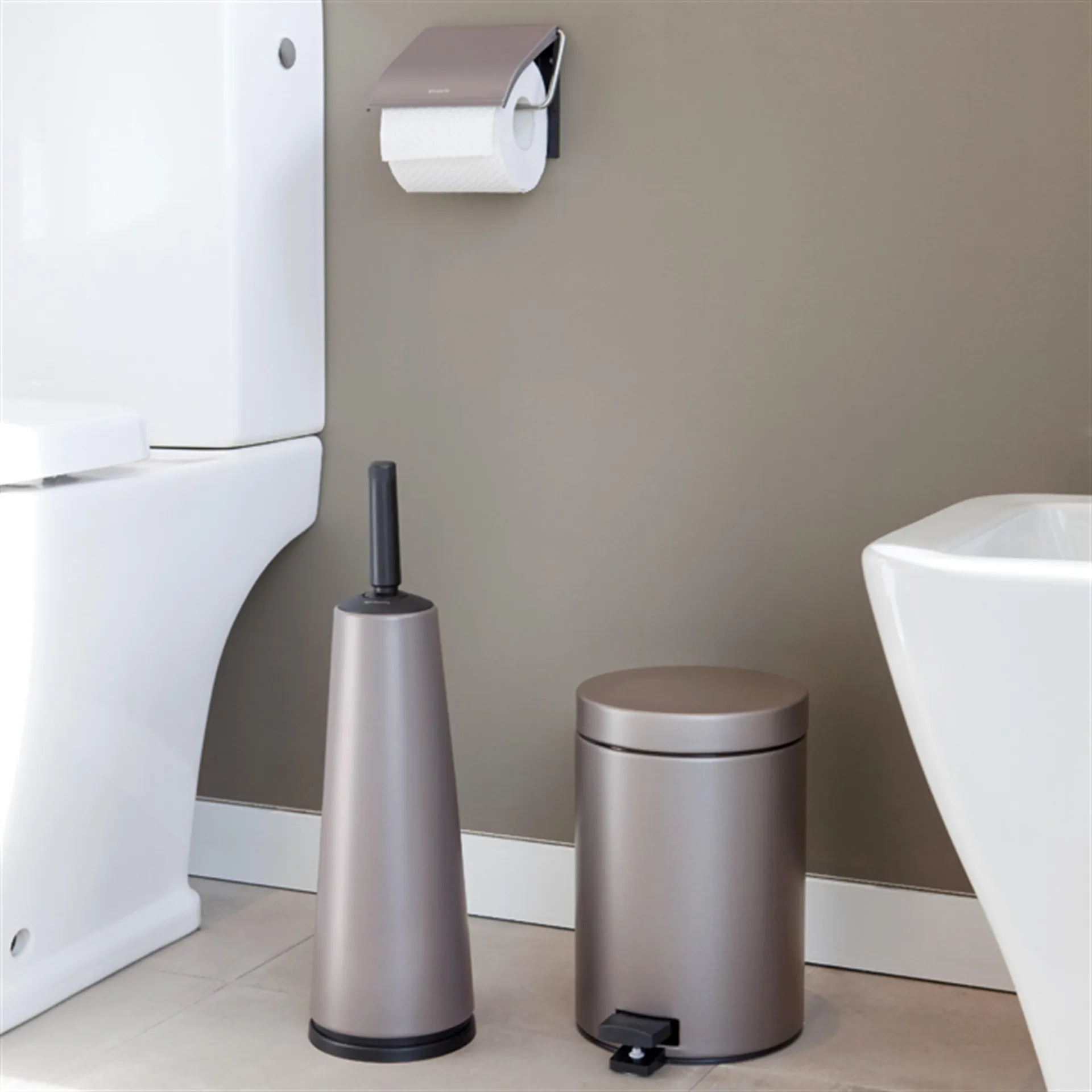 Brabantia ReNew toiletbørste, platinum Brabantia