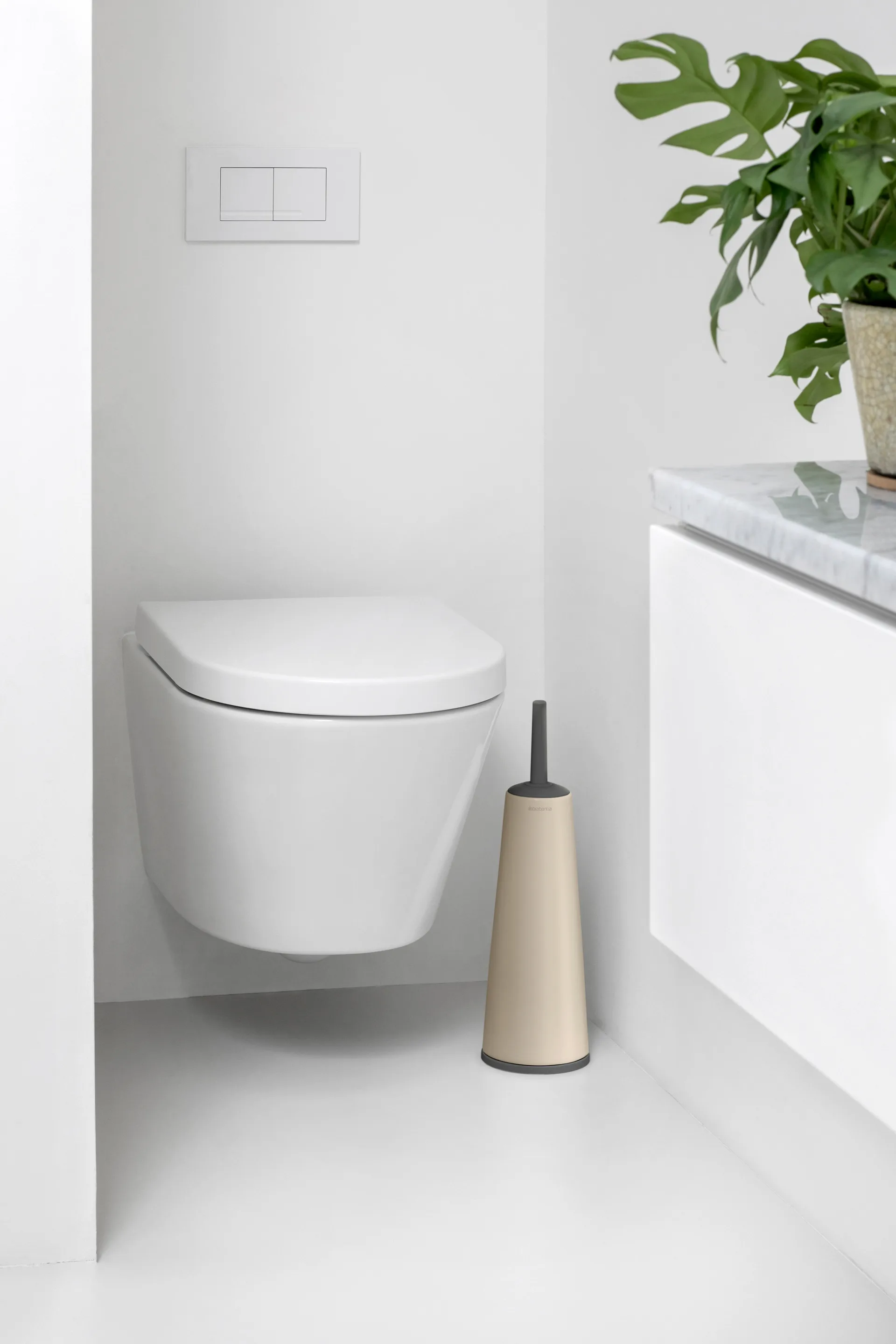 Brabantia ReNew toiletbørste, Soft Beige Brabantia