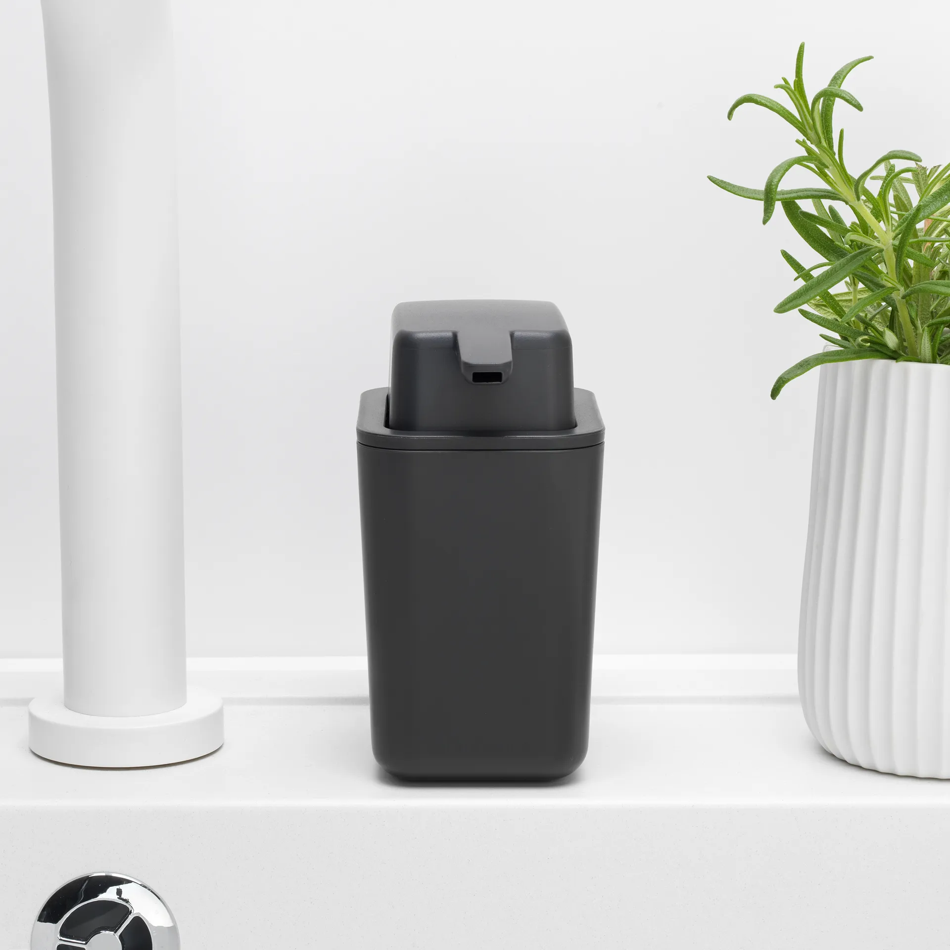 Brabantia sæbedispenser 11,5 cm, Mørkegrå Brabantia