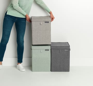 Brabantia stabelbar vasketøjskurv 35 liter - Grøn - Brabantia