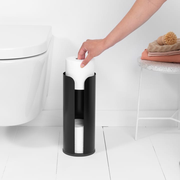 Brabantia toiletrulleholder til 3 ruller, Matt black Brabantia
