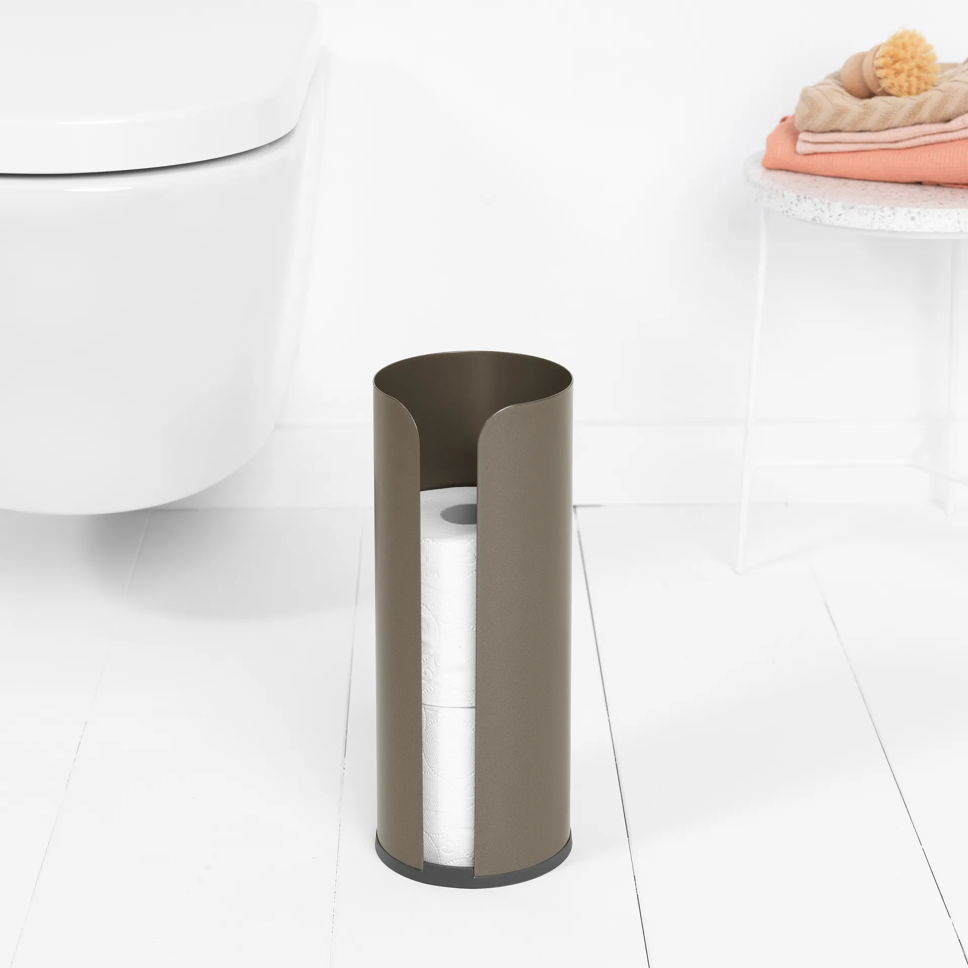 Brabantia toiletrulleholder til 3 ruller, Platinum Brabantia