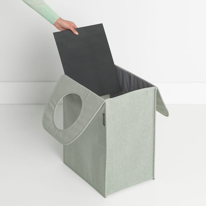 Brabantia vasketøjskurv stof rektangulær 55 liter, Grøn Brabantia