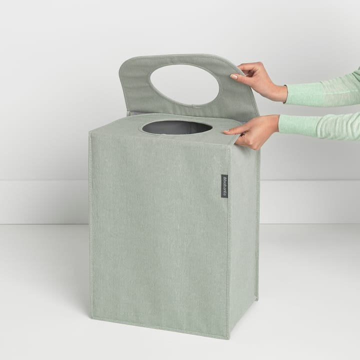 Brabantia vasketøjskurv stof rektangulær 55 liter, Grøn Brabantia