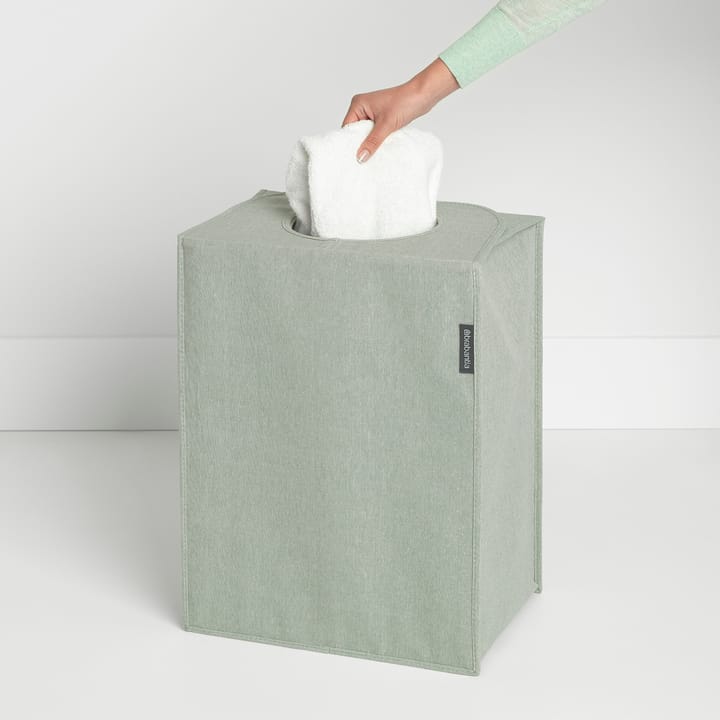 Brabantia vasketøjskurv stof rektangulær 55 liter, Grøn Brabantia