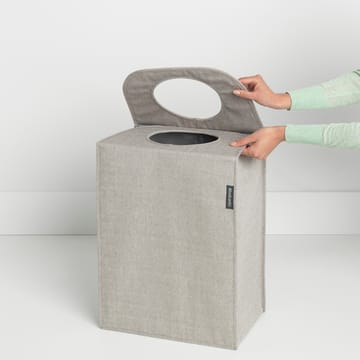 Brabantia vasketøjskurv stof rektangulær 55 liter - Lysegrå - Brabantia
