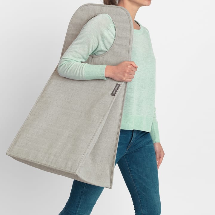 Brabantia vasketøjskurv stof rektangulær 55 liter, Lysegrå Brabantia