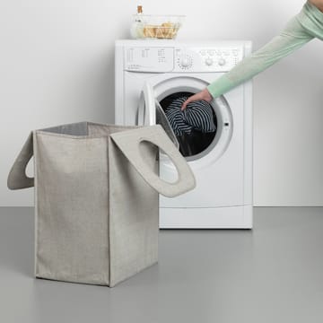 Brabantia vasketøjskurv stof rektangulær 55 liter - Lysegrå - Brabantia
