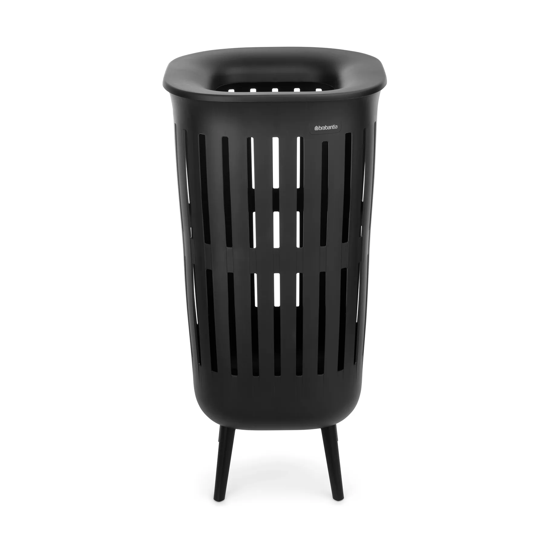 Collect-It vasketøjskurv, Sort, høj, 55 L Brabantia