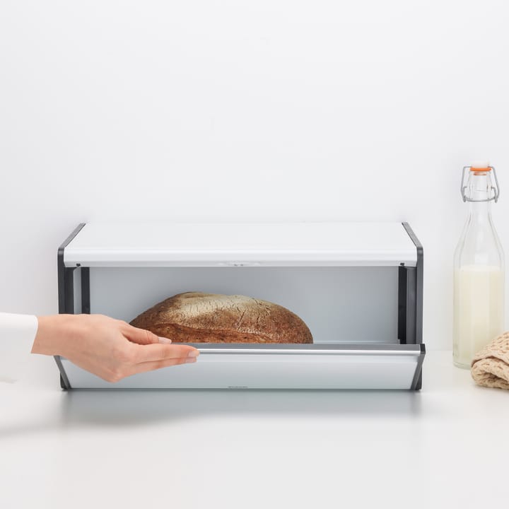 Fall Front brødboks, White/Black Brabantia