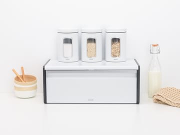 Fall Front brødboks - White/Black - Brabantia