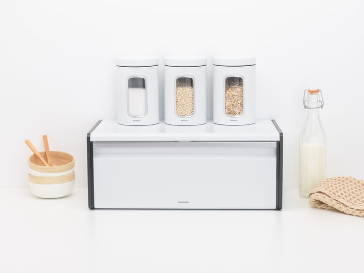 Fall Front brødboks, White/Black Brabantia