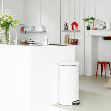 FlatBack+ pedalspand Silent 30 liter - white (hvid) - Brabantia