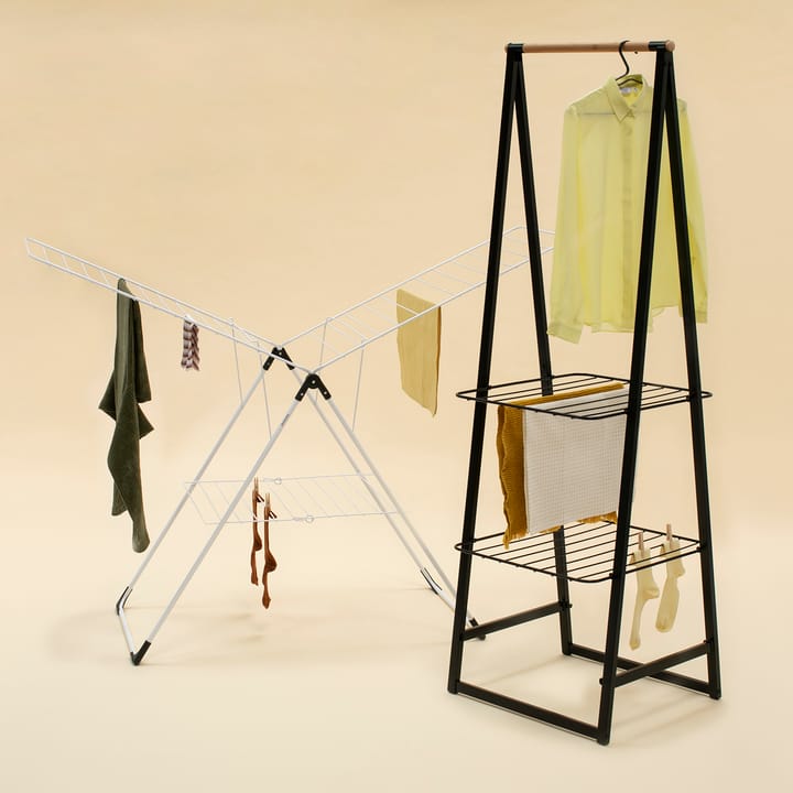 Linn tøjstativ small, Sort Brabantia
