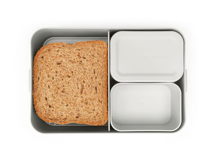 Make & Take bento madkasse stor 2 L, Lysegrå Brabantia
