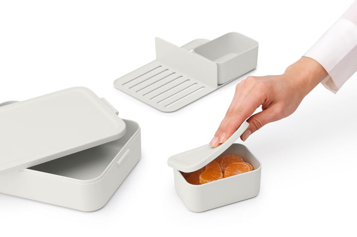 Make & Take bento madkasse stor 2 L, Lysegrå Brabantia