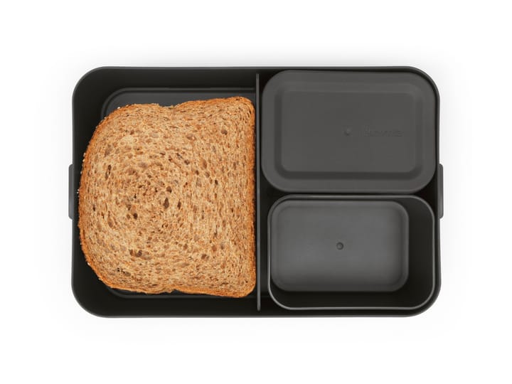 Make & Take bento madkasse stor 2 L, Mørkegrå Brabantia