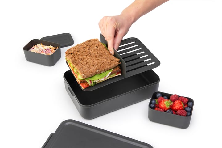 Make & Take bento madkasse stor 2 L, Mørkegrå Brabantia
