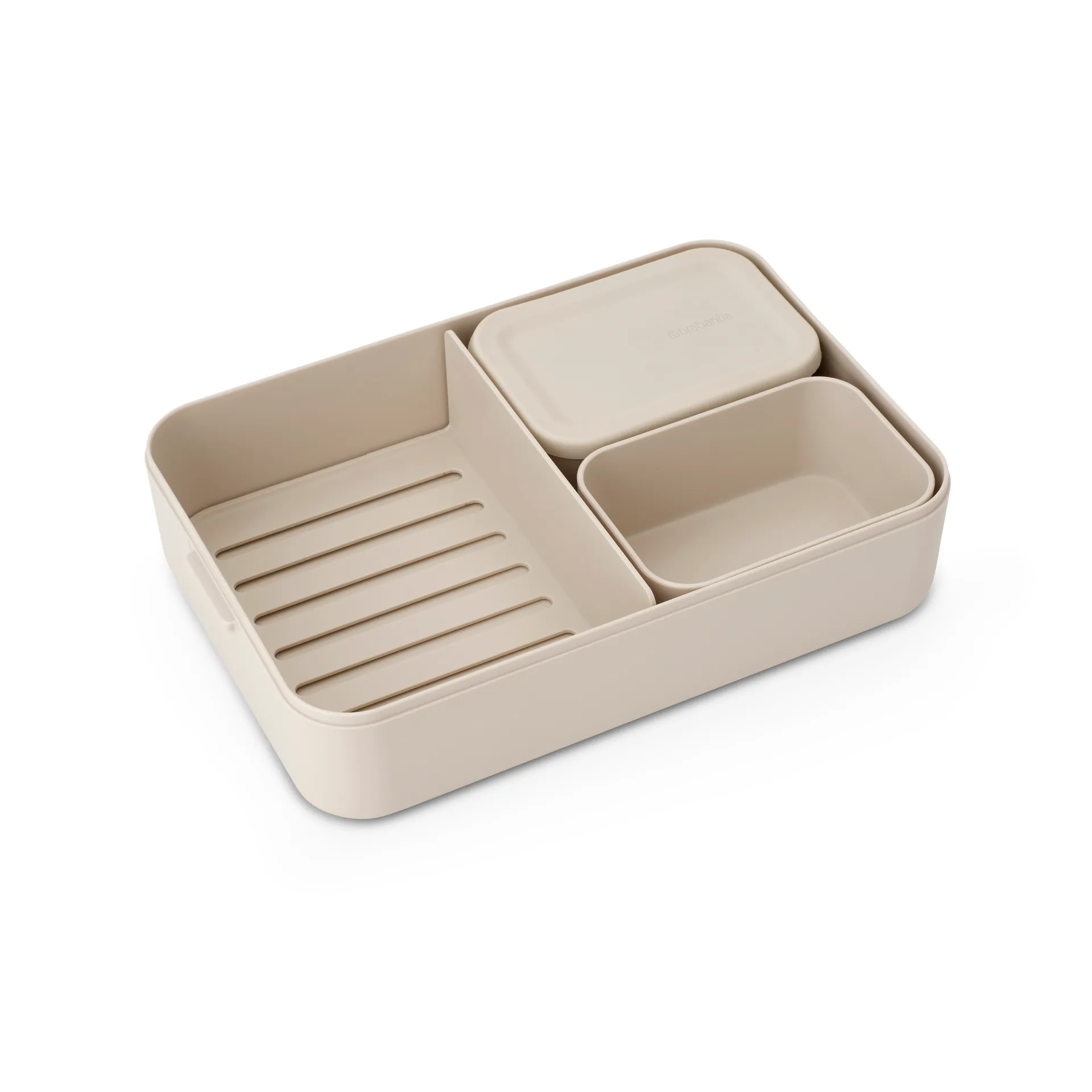 Make & Take bento madkasse stor 2 L, Soft Beige Brabantia