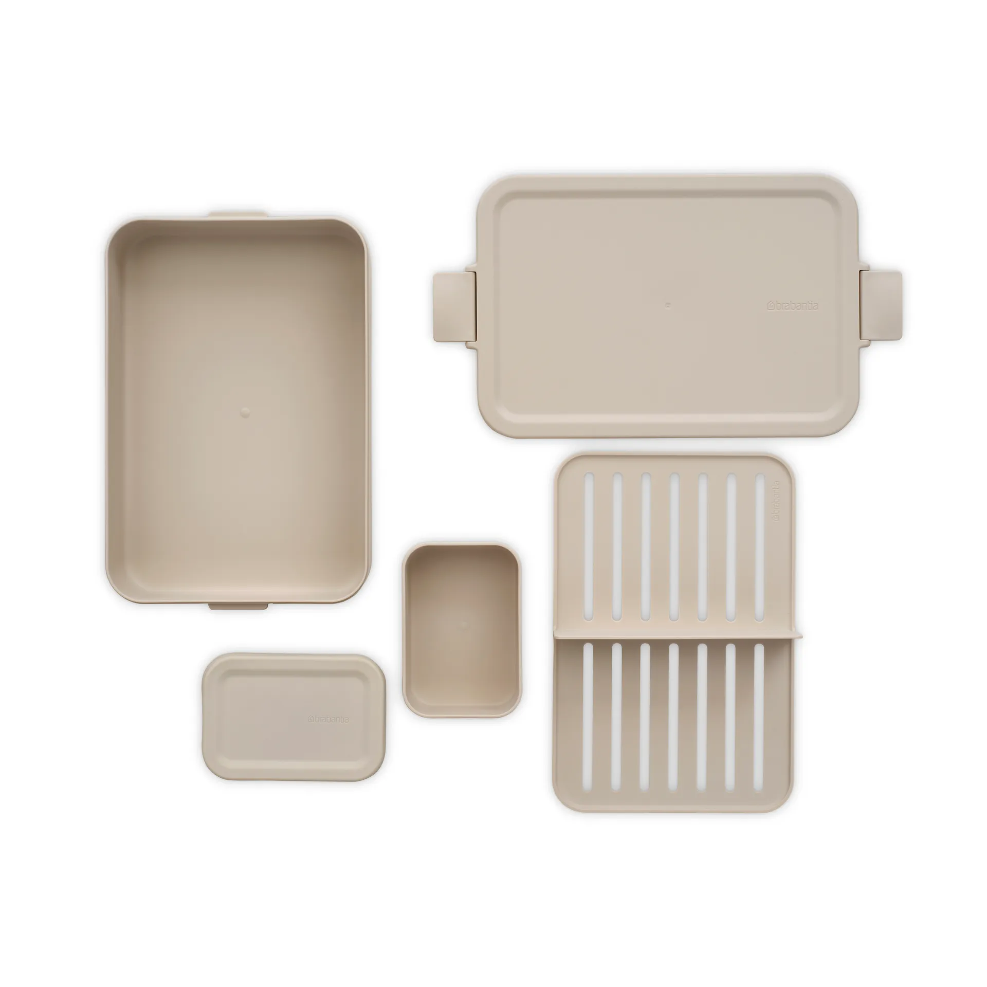 Make & Take bento madkasse stor 2 L, Soft Beige Brabantia