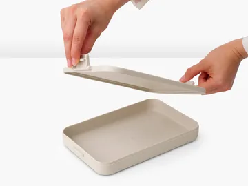 Make & Take madkasse flad, 1,1 L - Soft Beige - Brabantia