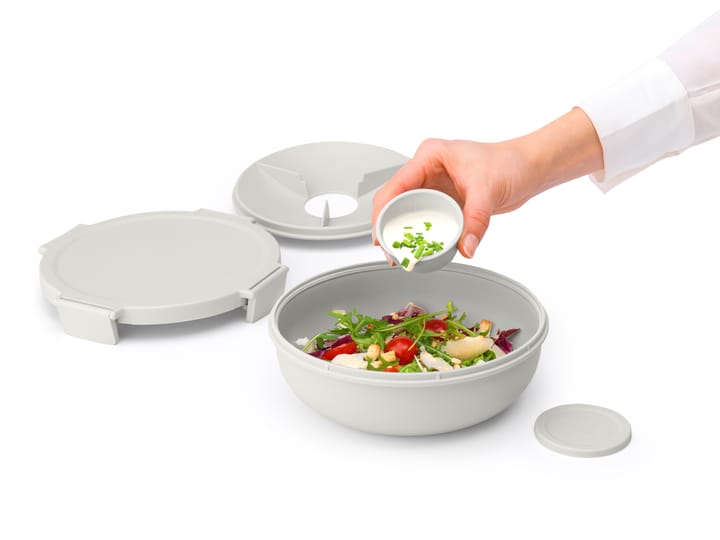 Make & Take salatskål, 1,3 L, Lysegrå Brabantia