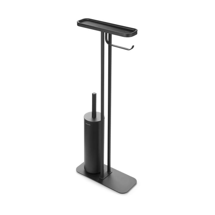 MindSet toiletbørste med hylde og holder, Mineral Infinite Grey Brabantia