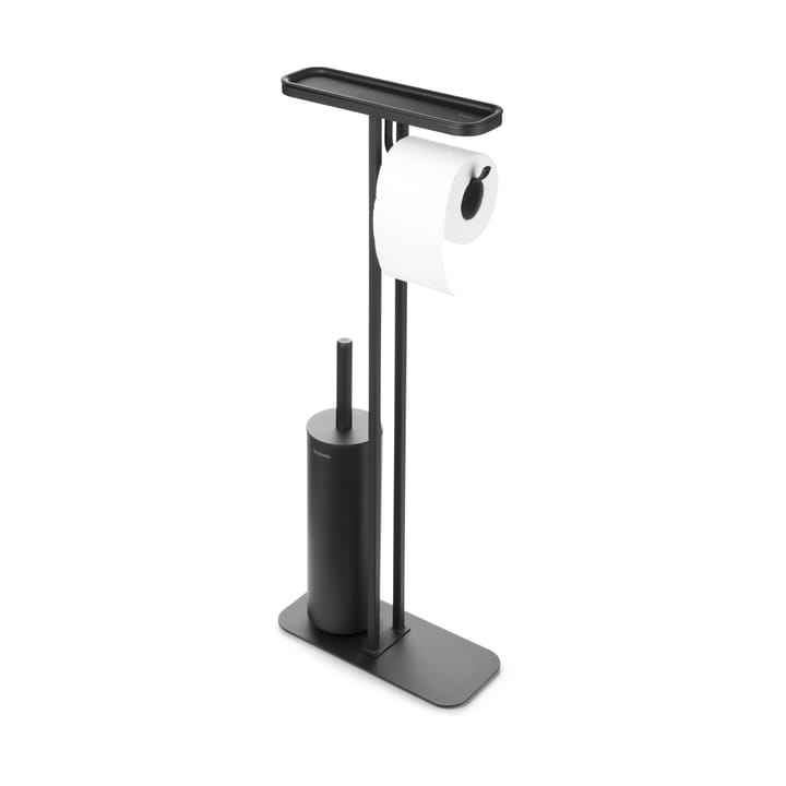 MindSet toiletbørste med hylde og holder, Mineral Infinite Grey Brabantia