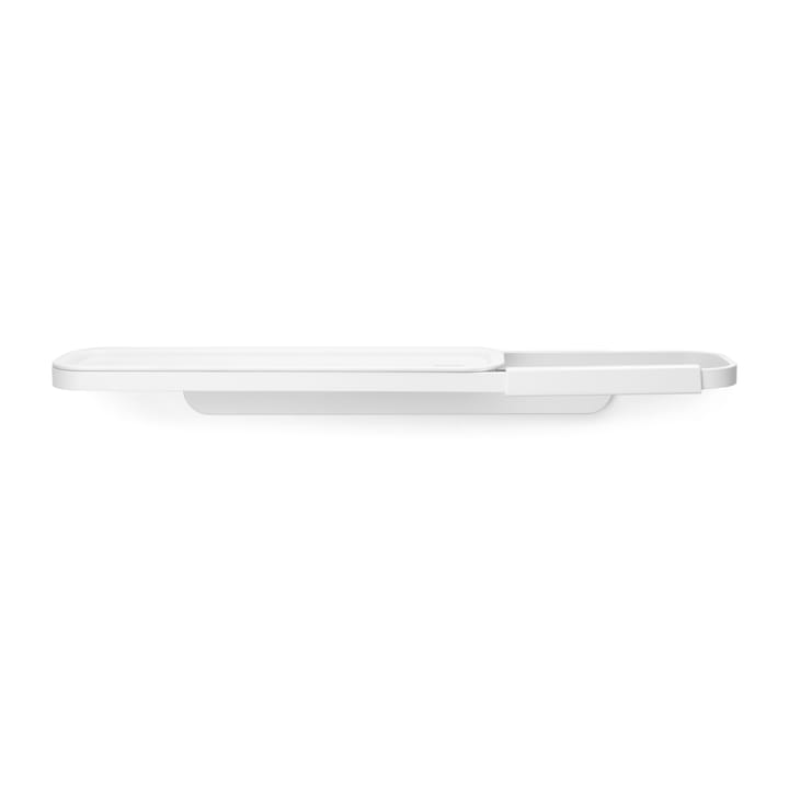MindSet Toiletrulleholder med hylde, Mineral Fresh White Brabantia