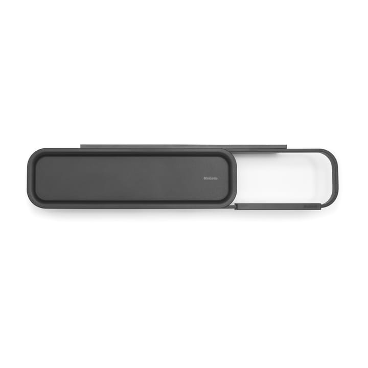MindSet Toiletrulleholder med hylde, Mineral Infinite Grey Brabantia