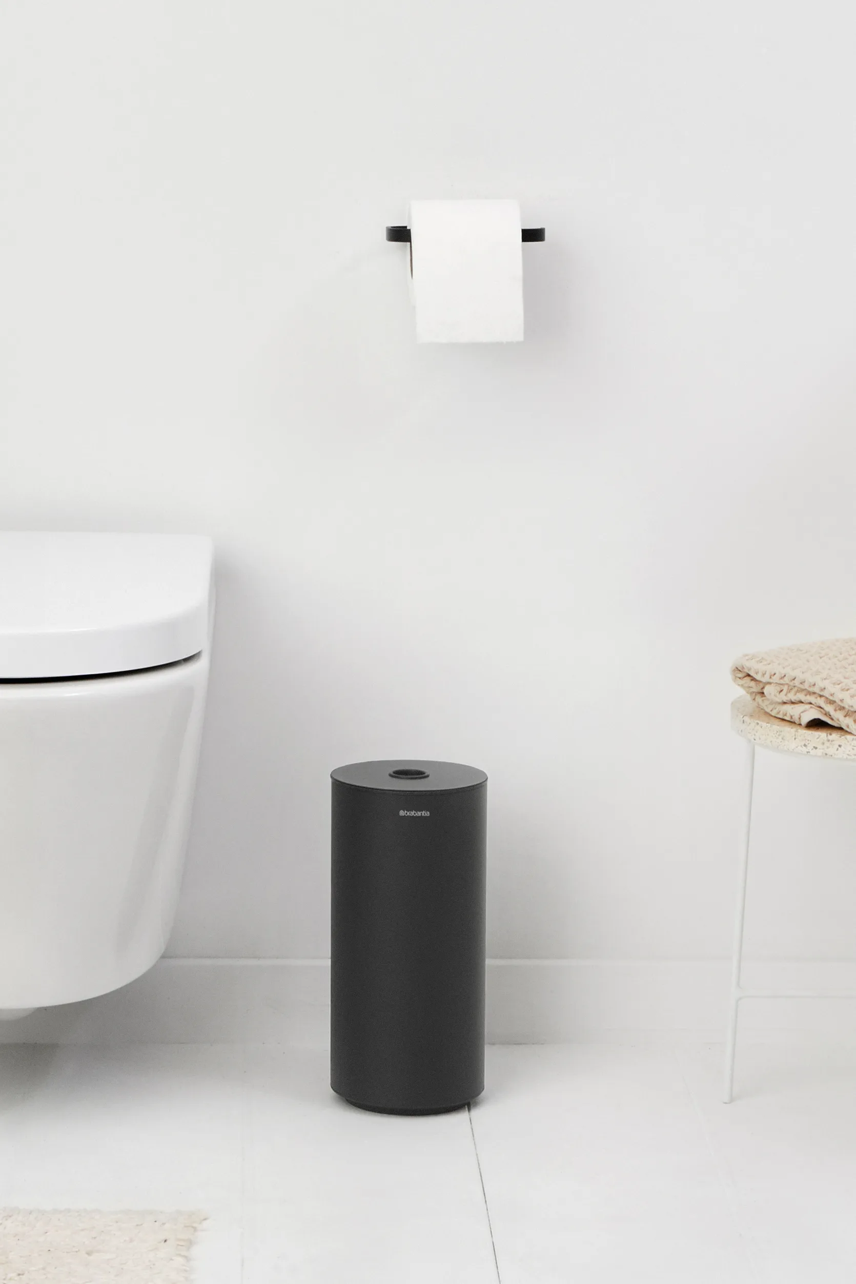 MindSet toiletrulleholder, Mineral Infinite Grey Brabantia