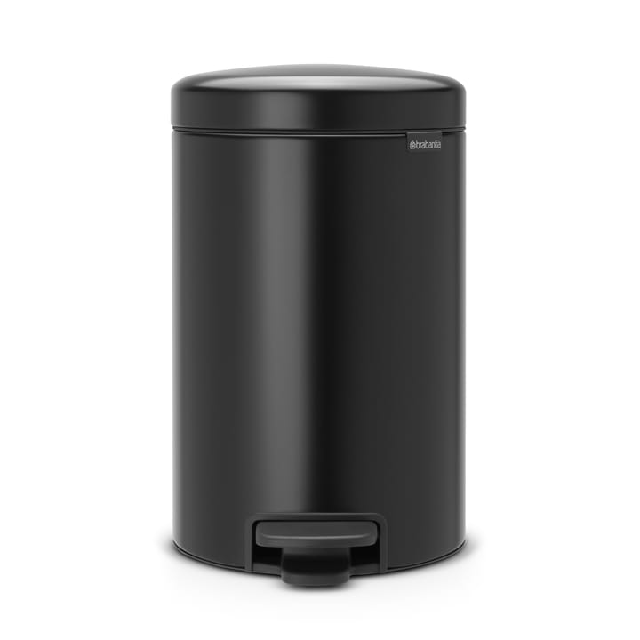 New Icon pedalspand 12 liter - matt black (sort) - Brabantia