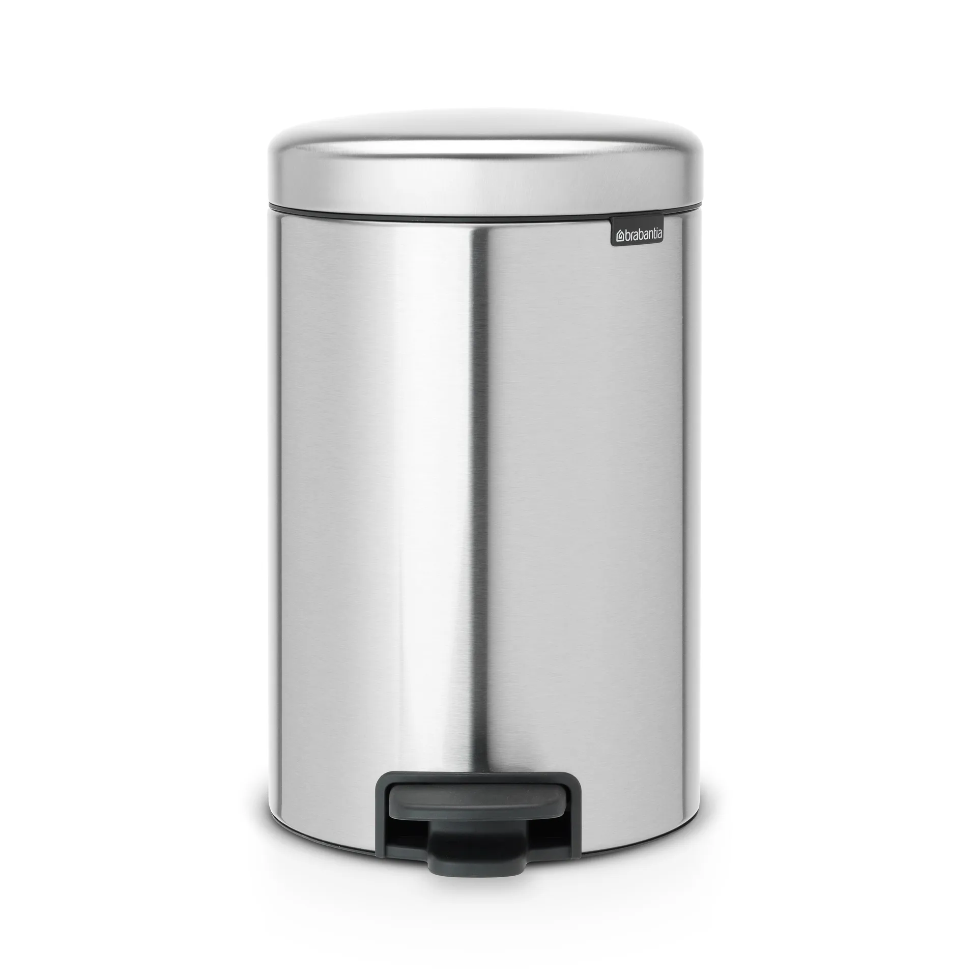 New Icon pedalspand 12 liter, matt steel fingerprint proof Brabantia