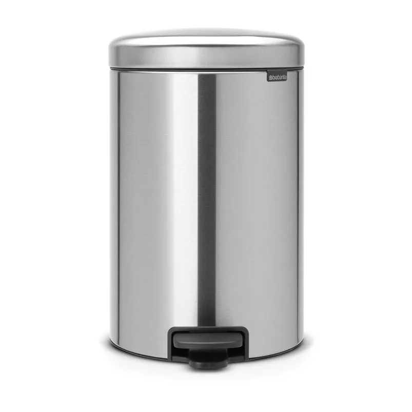 New Icon pedalspand 20 liter, Matt steel fingerprint proof Brabantia