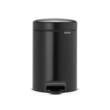 New Icon pedalspand 3 liter - matt black (sort) - Brabantia