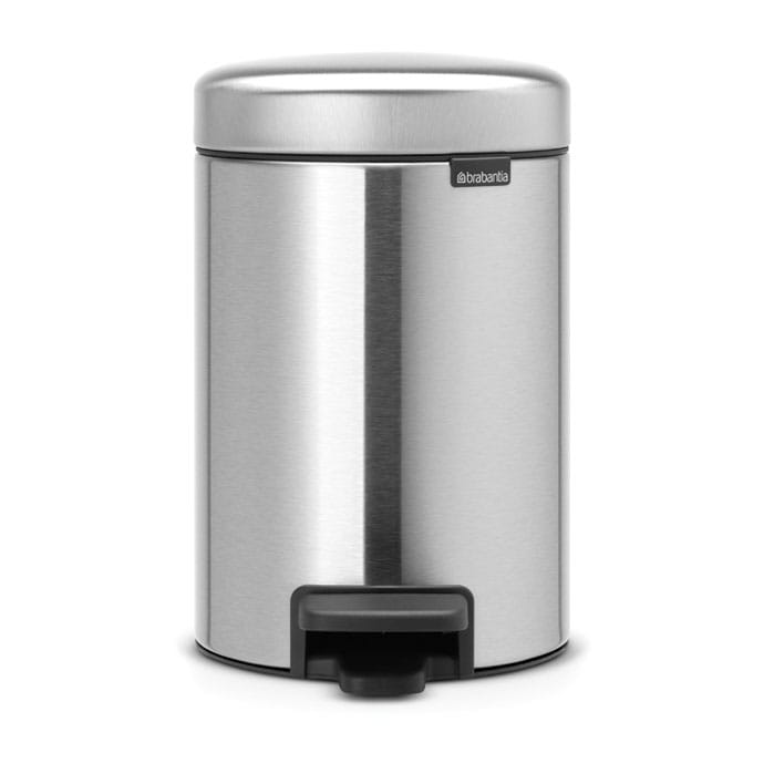 New Icon pedalspand 3 liter - Matt steel fingerprint proof - Brabantia