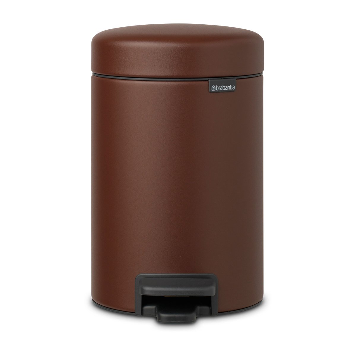 Brabantia New Icon pedalspand 3 liter Mineral cosy brown (8710755208522)
