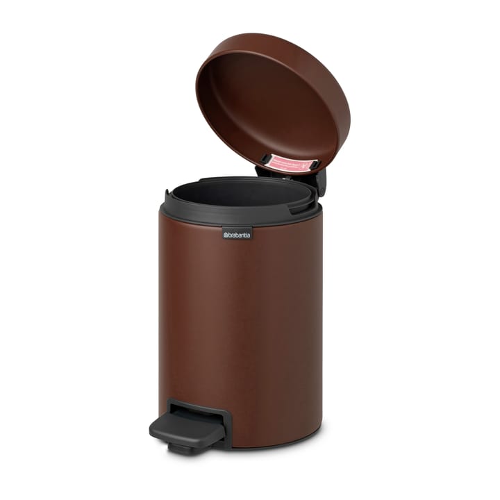 New Icon pedalspand 3 liter, Mineral cosy brown Brabantia