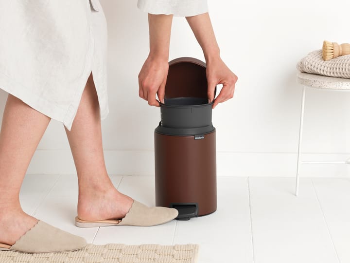 New Icon pedalspand 3 liter, Mineral cosy brown Brabantia