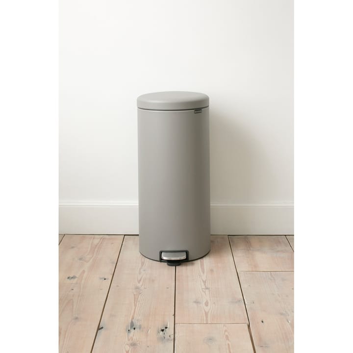 New Icon pedalspand 30 liter, Mineral concrete grey Brabantia