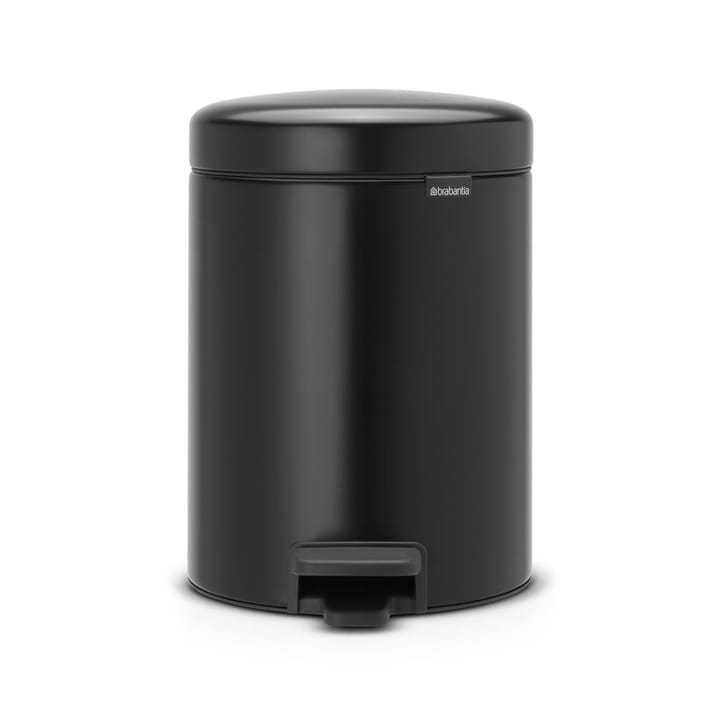 New Icon pedalspand 5 liter - matt black (sort) - Brabantia