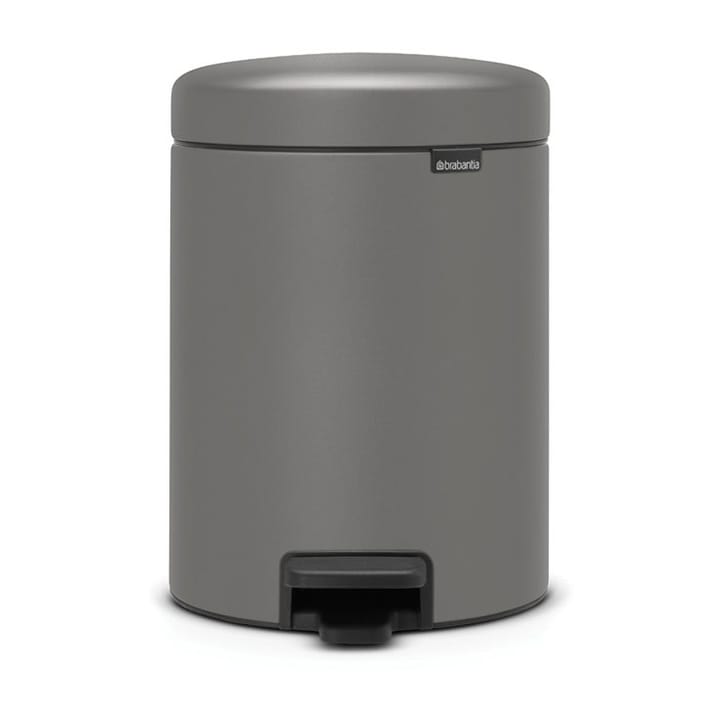 New Icon pedalspand 5 liter - Mineral concrete grey - Brabantia