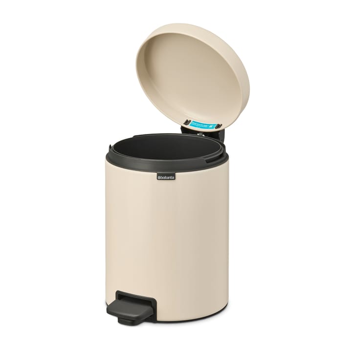 New Icon pedalspand 5 liter, Soft beige Brabantia