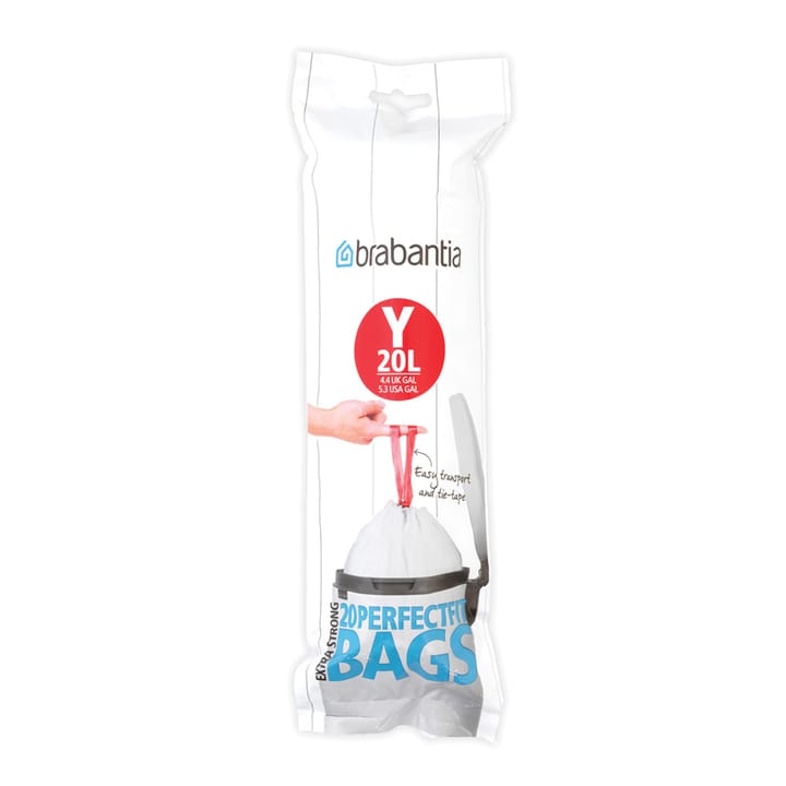 PerfectFit affaldsposer Y (20 poser pr. rulle) - 20 L - Brabantia